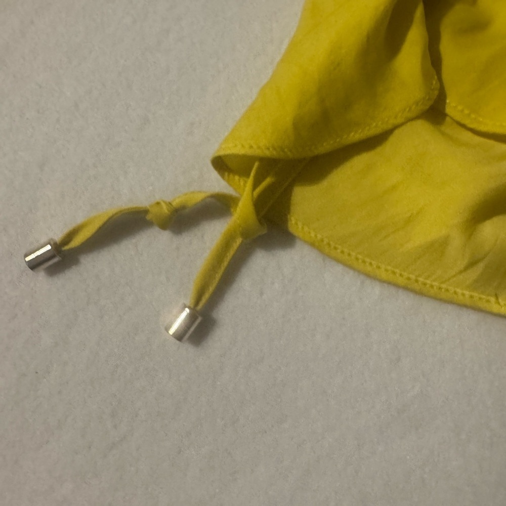 Philosophy Yellow Ruched Blouse - Picture 3 of 7